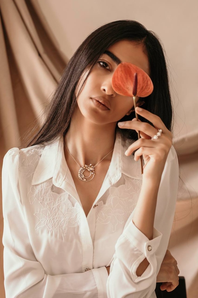 انگشتر سه گل بنفشه